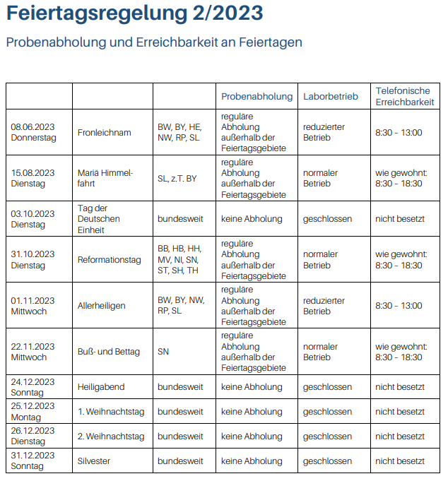 Feiertage